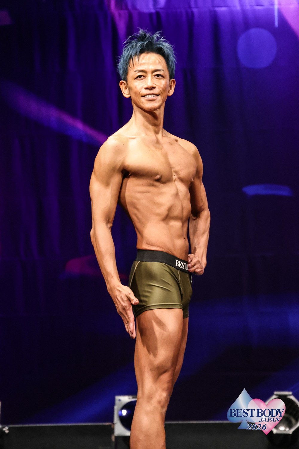 モデルジャパンのステージに立つ金田昭徳